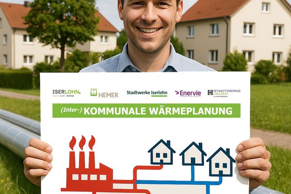 Energiewende heißt Wärmewende - Interkommunale Wärmeplanung für Iserlohn und Hemer beginnt 