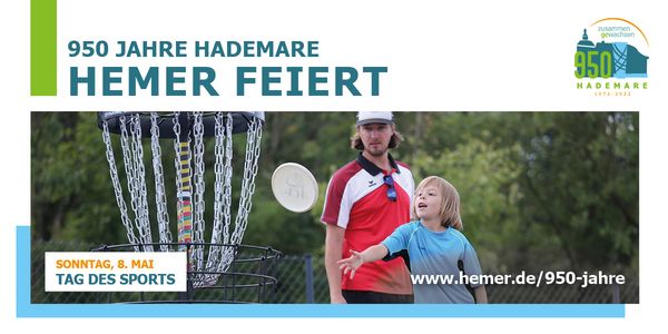 950 Jahre Hademare - Tag des Sports am Sonntag, 8. Mai, im Sauerlandpark.