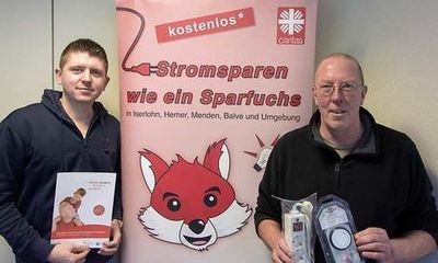 Werbung mit dem Stromsparfuchs