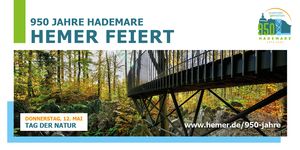 950 Jahre Hademare - Tag der Natur am Donnerstag, 12. Mai.