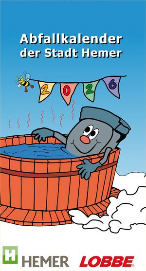 Der Abfallkalender 2026 ist ab dem 22.12. erhältlich.