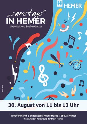 „samstags in Hemer“ am 30. August mit Clown Trine und RAFFA
