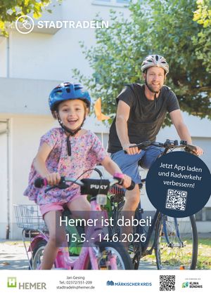 Startschuss für das Stadtradeln in Hemer am 25. Mai 2026