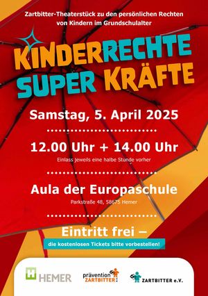 "Kinderrechte, Superkräfte": Präventionstheaterstück in Hemer