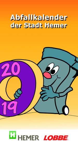 Abfallkalender 2019 ab sofort erhältlich