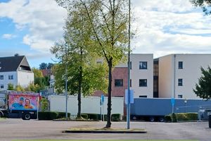 Für die Vorbereitung der Parkplatzsanierung müssen zwei Linden gefällt werden.