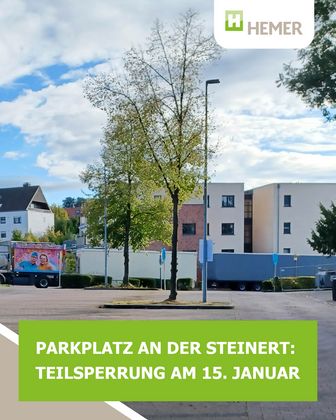 Für die Vorbereitung der Parkplatzsanierung müssen zwei Linden gefällt werden.