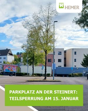Für die Vorbereitung der Parkplatzsanierung müssen zwei Linden gefällt werden.