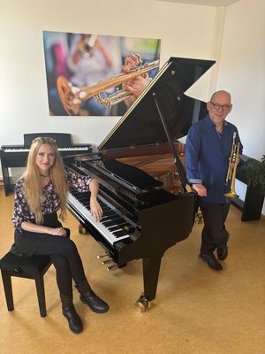 Anita Herzenberg und Horst Raabe bereichern das pädagogische Angebot der Musikschule.