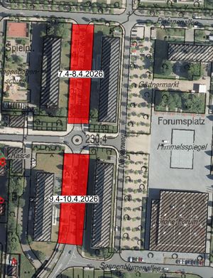 Baumpflegearbeiten an Deilinghofer Straße und Edmund-Weller-Straße