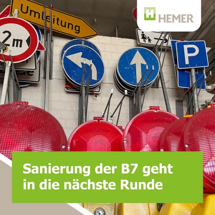 B7-Oberflächensanierung geht in nächste Phase
