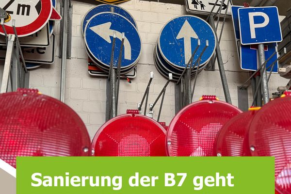 B7-Oberflächensanierung geht in nächste Phase