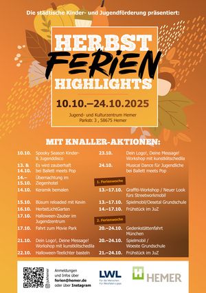 Herbstferienprogramm der Kinder- und Jugendförderung