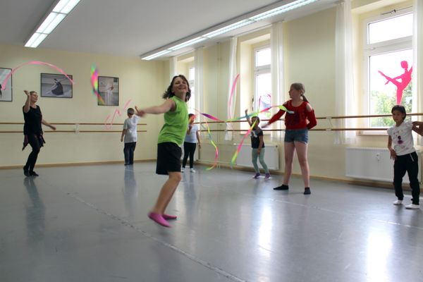 Hip-Hop-Workshop in der Tanzschule am Sauerlandpark. 