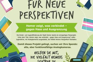 Stadt Hemer sucht Analogkameras für Präventionsprojekt gegen Hass und Ausgrenzung