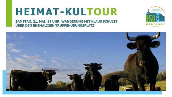 „Heimat-Kultour“ – Führung mit Klaus Schulte durch über das ehemalige Truppenübungsgelände.