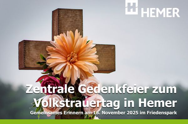 Zentrale Gedenkfeier zum Volkstrauertag in Hemer