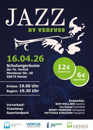 „Jazz-Vibes“ bei Verfuß am 16. April 