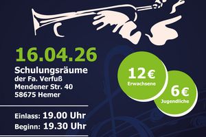 „Jazz-Vibes“ bei Verfuß am 16. April 