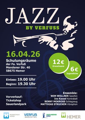 „Jazz-Vibes“ bei Verfuß am 16. April 