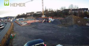 Die Baustellen-Webcam.