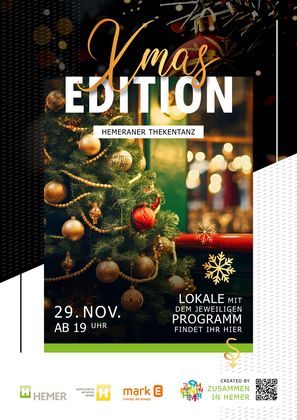 „Thekentanz X-Mas Edition“ bringt Weihnachtsstimmung in fünf Hemeraner Lokale